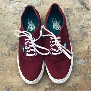 Maroon Authentic Vans